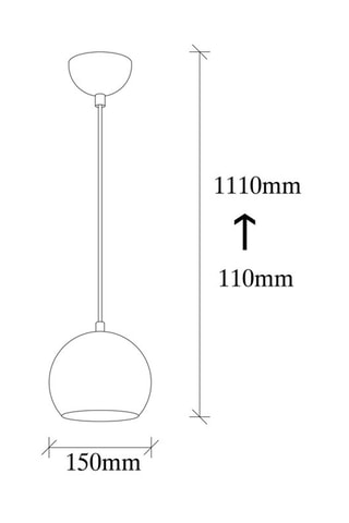 Hanglamp - Zilverkleurig - 40 W