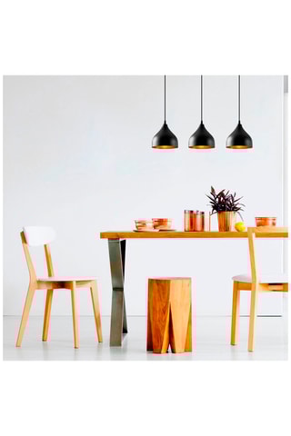 Hanglamp Tattoo - Zwart - 3 x 60 W