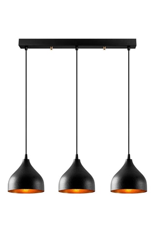 Hanglamp Tattoo - Zwart - 3 x 60 W