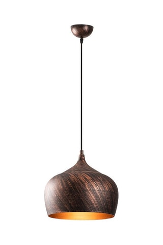 Hanglamp Saglam - Koperkleurig en Goudkleurig - 100 W