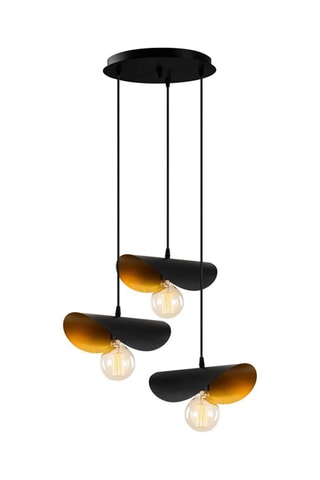 Hanglamp Sivani - Zwart - 3 x 40 W