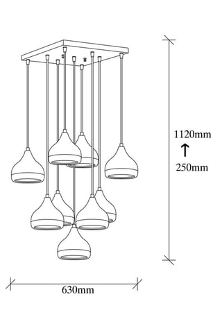 Hanglamp  Zwart