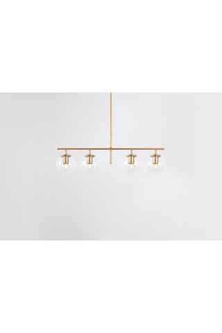 Hanglamp Roe - Goudkleurig en Wit
