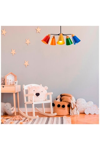 Hanglamp Manavgat Zwart en Koperkleurig
