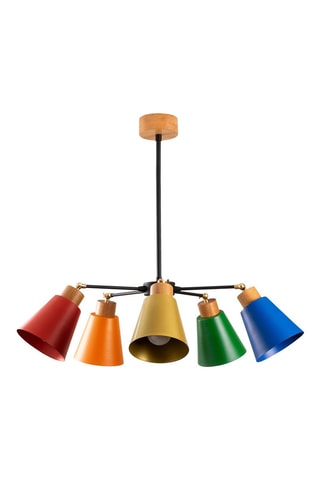 Hanglamp Manavgat Zwart en Koperkleurig