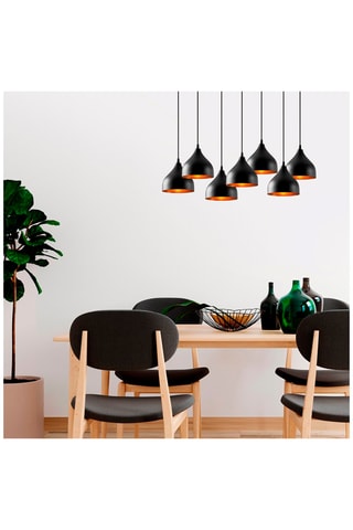 Hanglamp Tattoo - Zwart en Goudkleurig