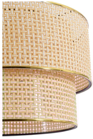 Hanglamp Beige en Goudkleurig