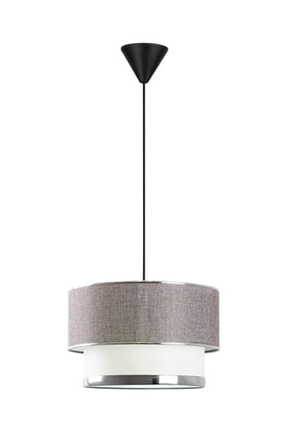 Hanglamp Cake - 
Grijs en Zilverkleurig