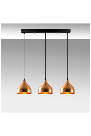 Hanglamp Tattoo Zwart en Koperkleurig