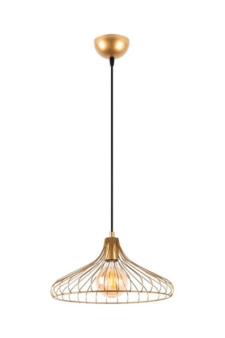 Hanglamp Goudkleurig en Zwart