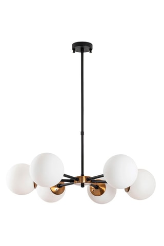 Hanglamp Akkas - Zwart en Wit