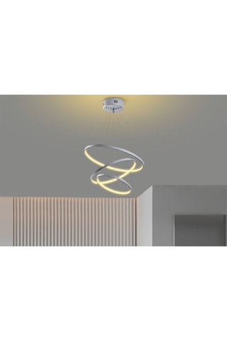 Ledhanglamp Grijs