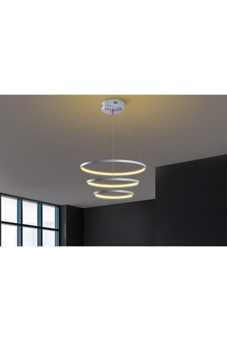 Ledhanglamp Grijs
