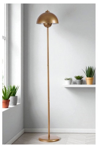 Staanlamp - Goudkleurig - 40 W