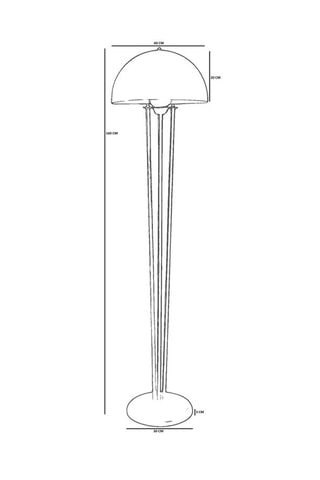 Staanlamp - Wit - 40 W