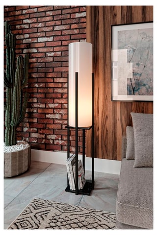 Staanlamp Dor - Zwart en Wit