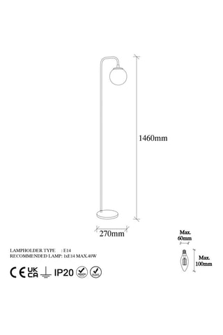 Staanlamp Goudkleurig
