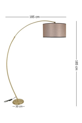 Staanlamp Misra Goudkleurig