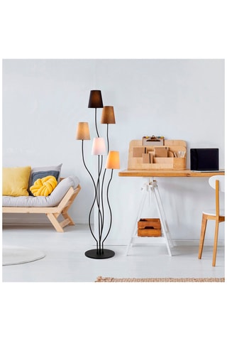 Staanlamp Bonibon Zwart en Bruin