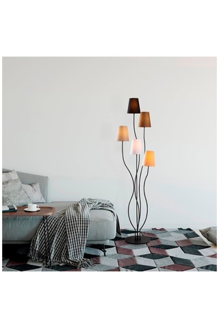 Staanlamp Bonibon Zwart en Bruin