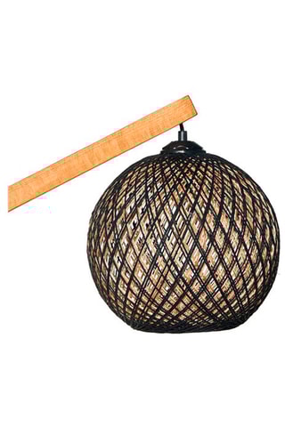 Grenenhouten Staanlamp Beehive JES - 
Naturel