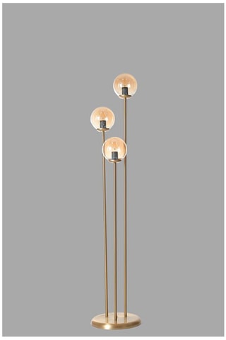 Staanlamp - Goudkleurig en Transparant