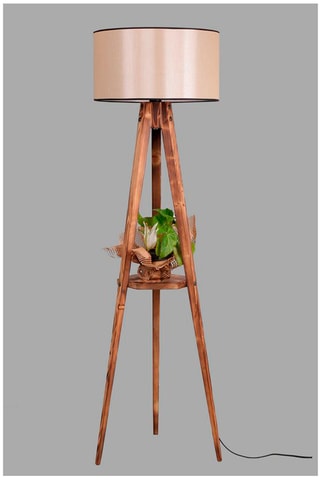 Staanlamp Sehbali Tripod Naturel en Beige