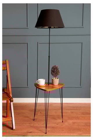 Staanlamp TM2002-01- Zwart - 60 W - 147 cm