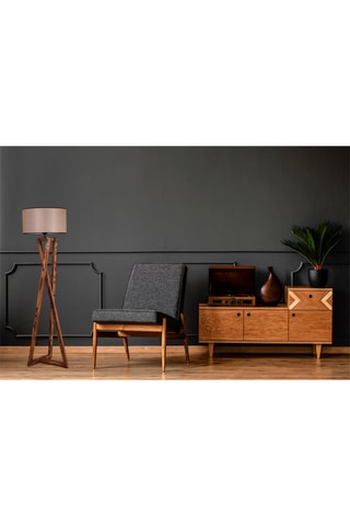 Staanlamp Nora SMK - Wit - 60 W