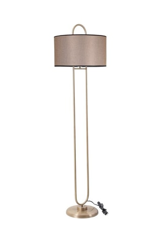 Staanlamp Elips  - Beige en Zwart