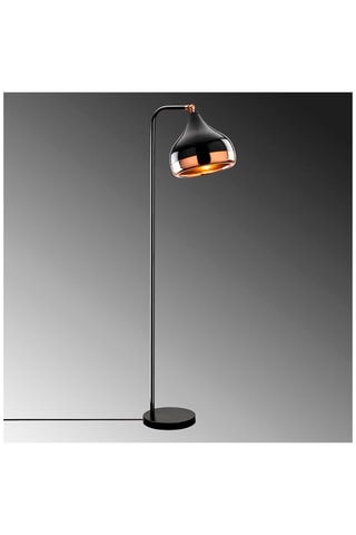 Staanlamp - Zwart en Koperkleurig