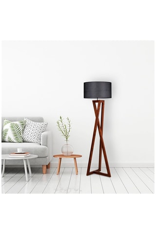 Staanlamp Viran - Wit en Goudkleurig - 60 W