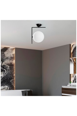 Plafondlamp Luminar - Zwart