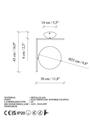 Plafondlamp Luminar - Zwart