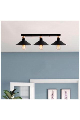 Plafondlamp Berceste Zwart