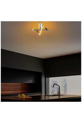 Ledplafondlamp Likma Zilverkleurig