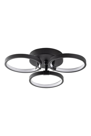 Ledplafondlamp Halka  Zwart