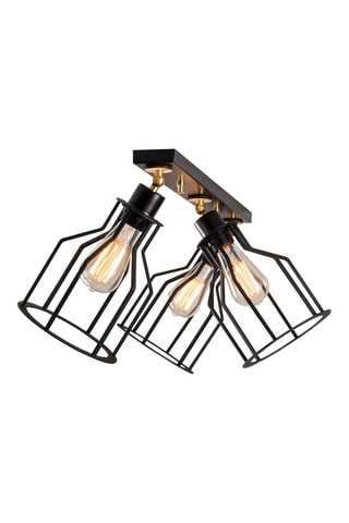 Plafondlamp Alacati  Zwart