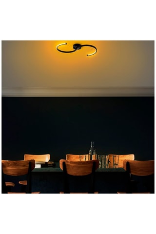 Ledplafondlamp - Zwart - 16 W