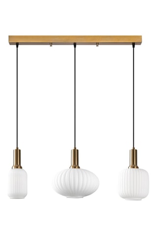Hanglamp Asker - Goudkleurig - 3 x 40 W