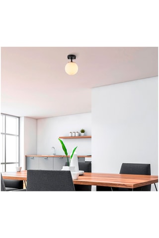 Plafondlamp - Zwart en Goudkleurig - 15 W