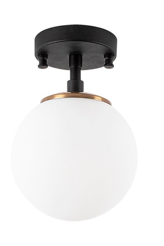 Plafondlamp - Zwart en Goudkleurig - 15 W