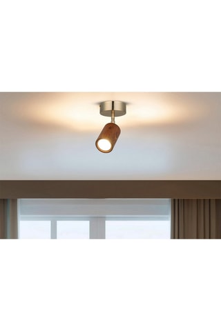 Plafondlamp Legno - Goudkleurig - 7 W