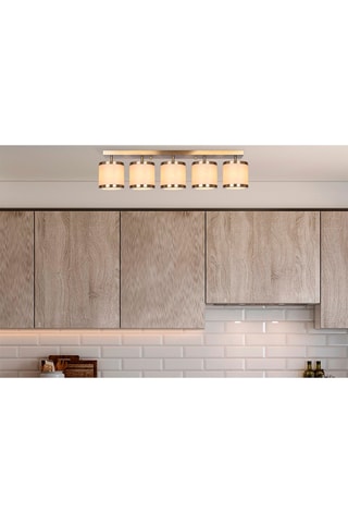 Plafondlamp Way - Goudkleurig - 5 x 40 W
