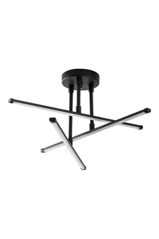 Ledplafondlamp Ledflower - Zwart - 18 W