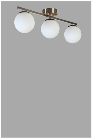 Plafondlamp - Chroomkleurig - 3 x 40 - 60 W