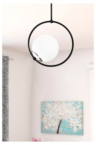 Hanglamp Dolunay  - Zwart - 40 W