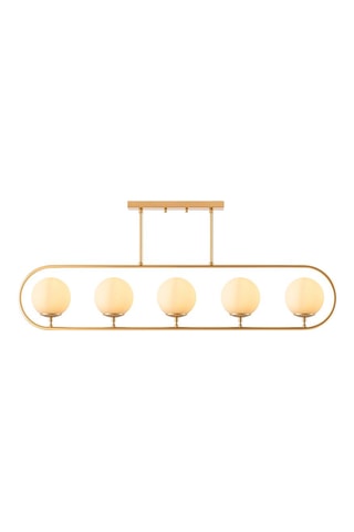 Plafondlamp Jewel - Goudkleurig en Wit - 4 x 15 W