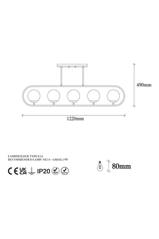 Plafondlamp Jewel - Goudkleurig en Wit - 4 x 15 W