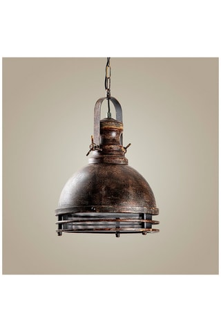 Hanglamp Saglam Donkerbruin